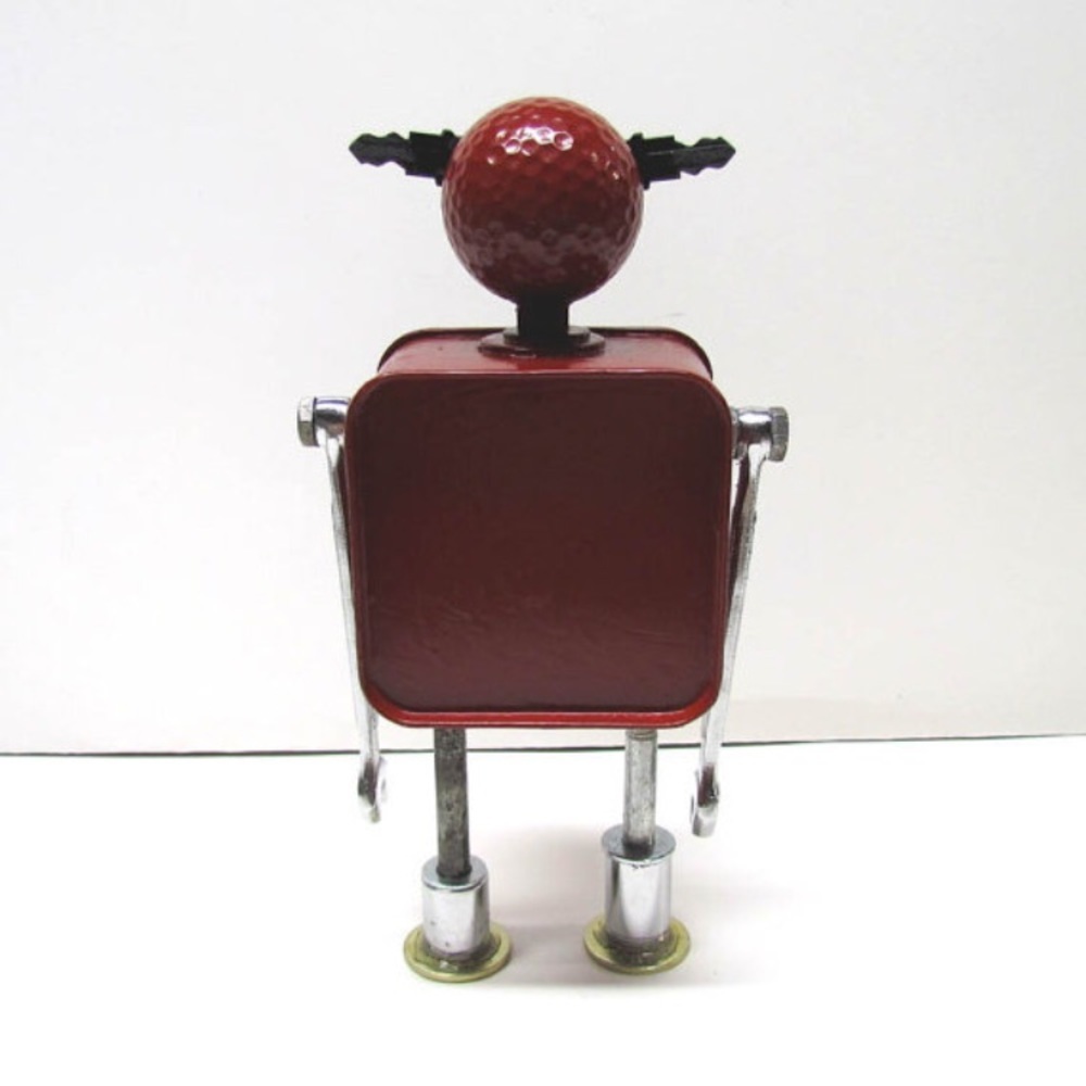 Found Objects Robot Sculpture / Assemblage Robot - image 4